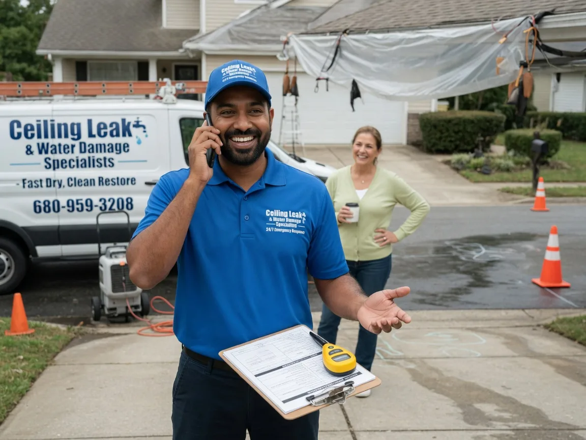 Ceiling Leak Cleanup Bainbridge, PA FAQs